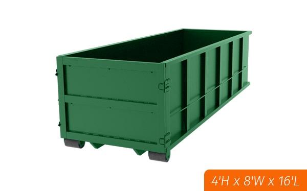 depending on availability, we can usually deliver a fifteen-yard dumpster within 24-48 hours